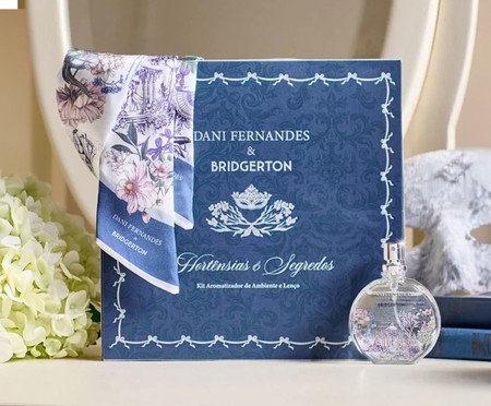 Jogo de Aromatizador e Lenço Hortênsias e Segredos | Westwing