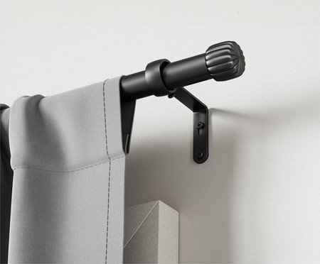 Varão de Cortina Extensível Cleo Preto | Westwing