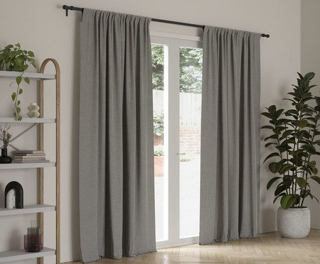 Varão de Cortina Extensível Cleo Preto | Westwing