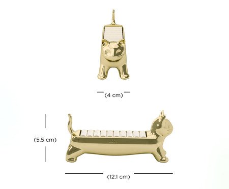 Porta-Anéis Ali Dourado | Westwing