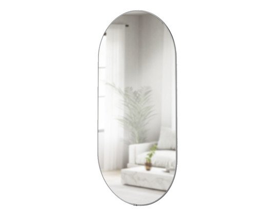 Espelho com Moldura Hubba Pill Titânio, grey | WestwingNow