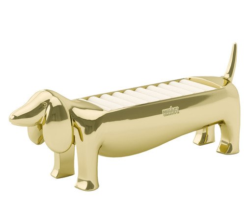 Porta-Anéis Salsicha Dourado, gold | WestwingNow