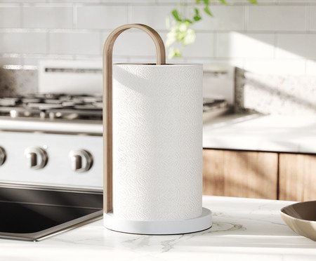 Porta-Papel Toalha Bellwood Branco | Westwing