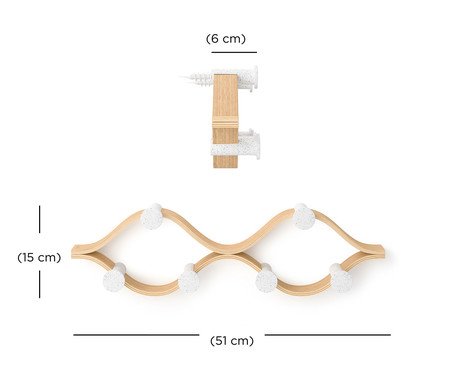 Cabideiro Montage Branco | Westwing