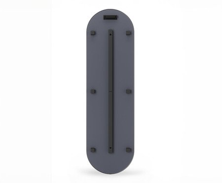 Espelho Estreito com Moldura Hubba Pill Titânio | Westwing