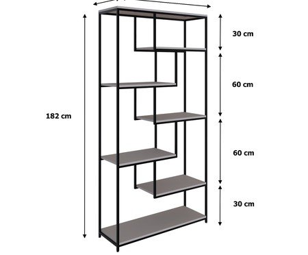 Estante Barcelona Com 7 Prateleiras Off White | Westwing