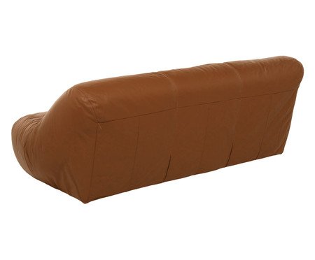 Sofa Lina Couro Caramelo Grande | Westwing