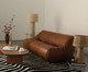 Sofa Lina Couro Caramelo Grande, beige | WestwingNow