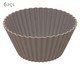 Jogo de Formas Redondas para Cupcake Cinza, grey | WestwingNow