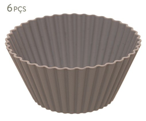 Jogo de Formas Redondas para Cupcake Cinza, grey | WestwingNow