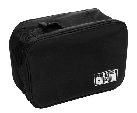 Organizador de Cabos com Alça Preto | Westwing