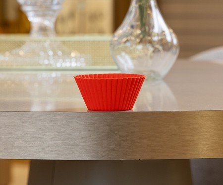 Jogo de Formas Redondas para Cupcake Vermelha | Westwing