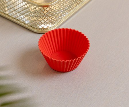 Jogo de Formas Redondas para Cupcake Vermelha | Westwing