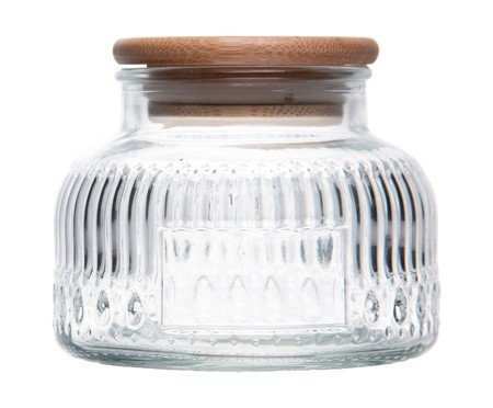 Pote com Tampa de Bambu Lumi | Westwing