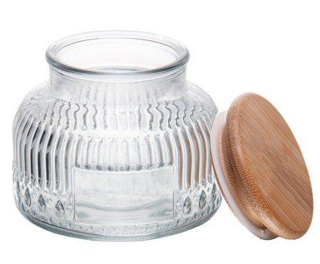 Pote com Tampa de Bambu Lumi | Westwing