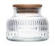 Pote com Tampa de Bambu Lumi, transparent | WestwingNow