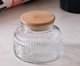 Pote com Tampa de Bambu Lumi, transparent | WestwingNow