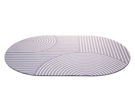 Tapete para Banheiro Contour Three Cinza | Westwing