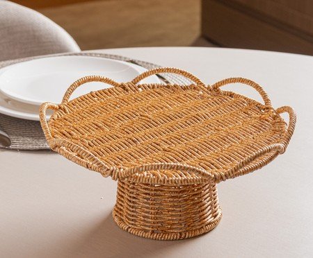 Prato para Bolo com Pé Bali | Westwing