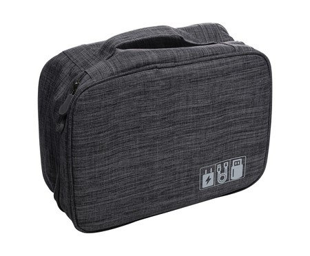 Organizador de Cabos com Alça Cinza | Westwing