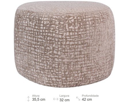 Pufe Veludo Chaka | Westwing