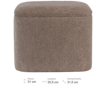 Jogo de Pufes Veludo Babukar | Westwing