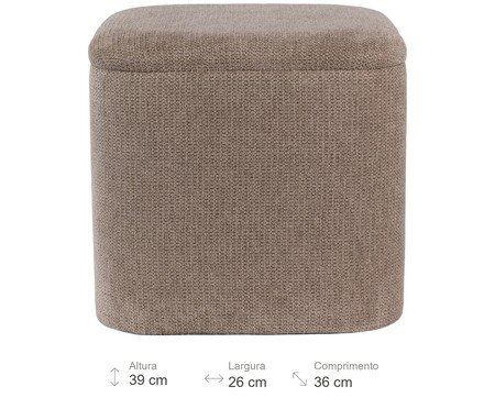 Jogo de Pufes Veludo Babukar | Westwing