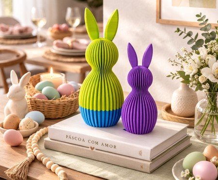 Jogo de Esculturas Color Easter | Westwing