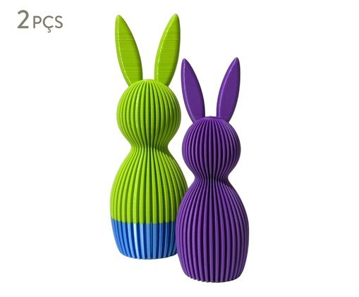 Jogo de Esculturas Color Easter, multicolor | WestwingNow