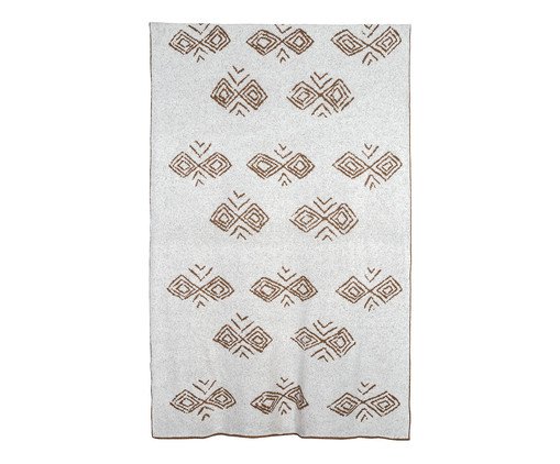 Manta Coruja Caçadora Pérola e Camelo, multicolor | WestwingNow