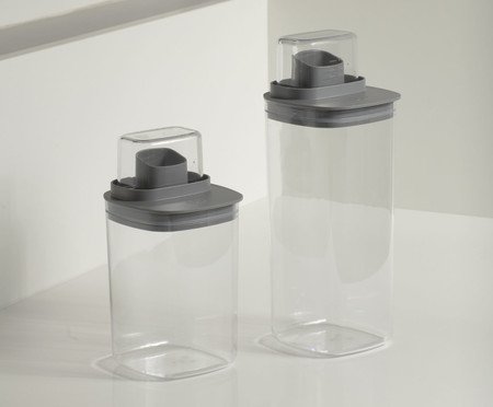 Dispenser Quadrado Flow Chumbo | Westwing