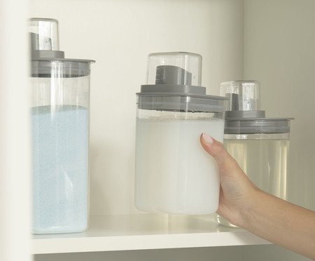 Dispenser Quadrado Flow Chumbo | Westwing