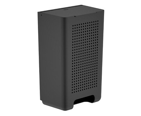 Organizador para Sacolas de Parede Flow Fechado Preto | Westwing