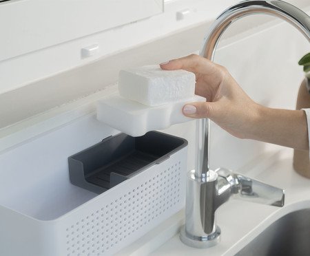 Organizador para Tanque de Parede Flow Fechado Branco | Westwing