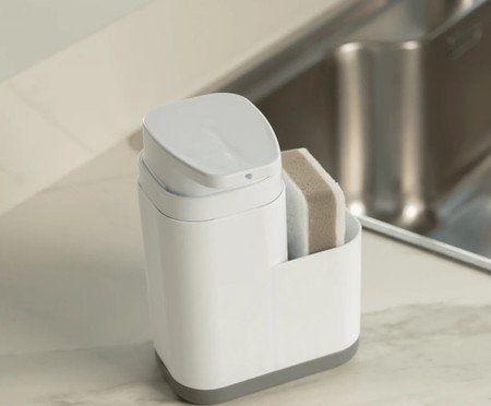 Dispenser Compacto de Detergente Liv Fechado Branco | Westwing