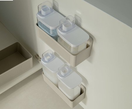 Organizador Flow Fechado Bege | Westwing