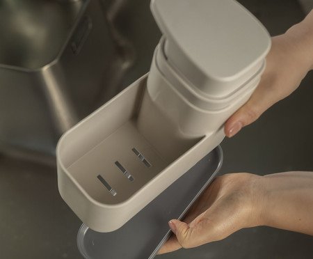 Dispenser Organizador de Detergente Liv Fechado Bege | Westwing