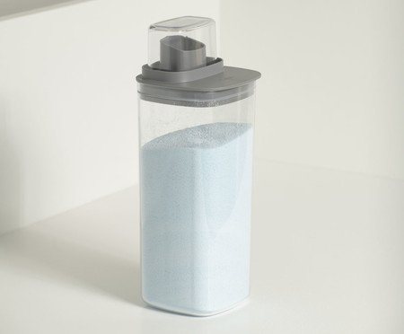 Dispenser Quadrado Flow Fechado Chumbo | Westwing