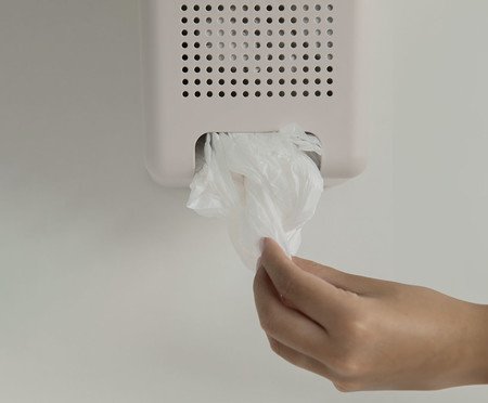 Organizador para Sacolas de Parede Flow Fechado Bege | Westwing