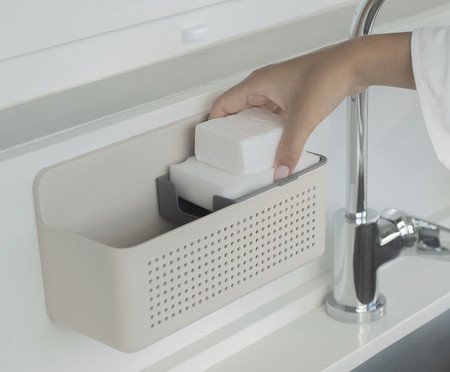 Organizador para Tanque de Parede Flow Fechado Bege | Westwing