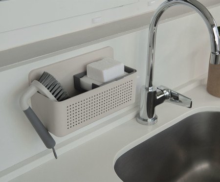 Organizador para Tanque de Parede Flow Fechado Bege | Westwing