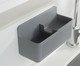 Organizador para Tanque de Parede Flow Fechado Chumbo, black | WestwingNow