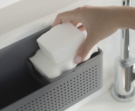 Organizador para Tanque de Parede Flow Fechado Chumbo | Westwing