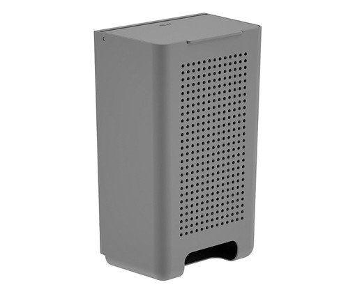 Organizador para Sacolas de Parede Flow Fechado Chumbo, black | WestwingNow