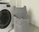 Cesto de Roupas Duplo Compartimento Flow Fechado Chumbo, grey | WestwingNow
