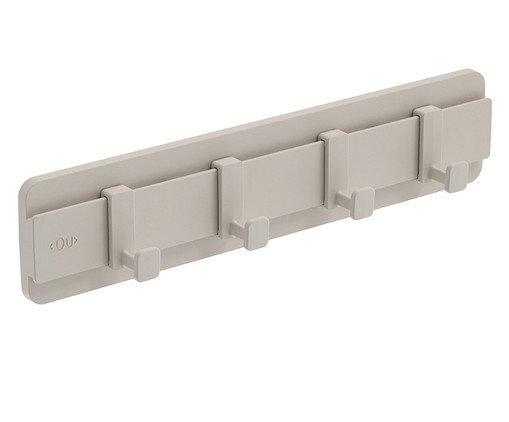 Organizador de Parede Multiuso Flow Fechado Bege, black | WestwingNow