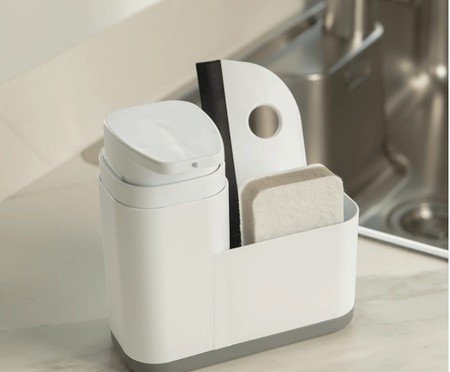 Dispenser Organizador de Detergente Liv Fechado Branco | Westwing