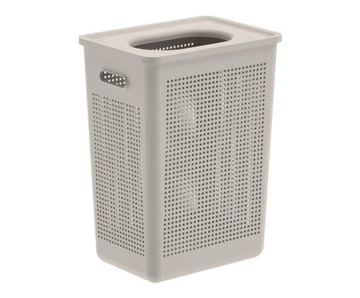 Cesto de Roupas Flow Fechado Bege, black | WestwingNow