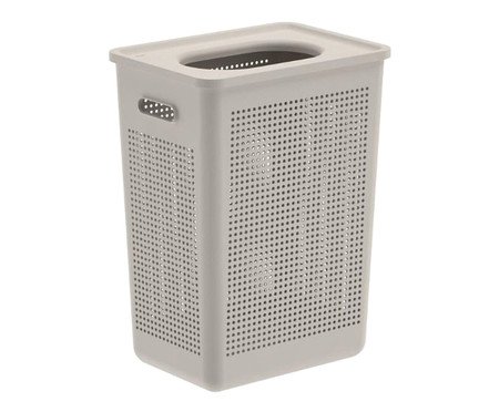 Cesto de Roupas Flow Fechado Bege | Westwing