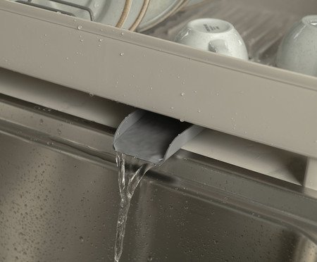 Escorredor de Loucas com Direcionador Liv Fechado Bege | Westwing